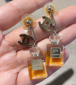 Chanel 05P 2005 Spring Mini Perfume Bottle Earrings