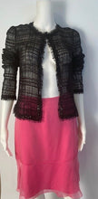Load image into Gallery viewer, Chanel 06C 2006 Cruise Resort Black Sheer window pane Jacket Cardigan Top FR 36 US 4