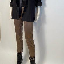 Load image into Gallery viewer, Chanel 12A, 2012 Fall Paris Bombay Stretchy Gold Metallic Pants Leggings FR 40 US 4/6