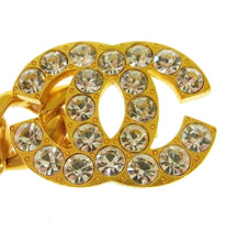 Load image into Gallery viewer, RARE Collectable 95P 1995 Spring Chanel vintage belt gold chain crystal CC