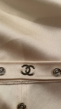 Load image into Gallery viewer, New with Tags Chanel 03A Snap Collection 2003 Fall Off White Ivory Blouse Top FR 38 US 4