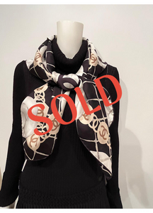 Chanel 2019 Large Silk CC Camellias Scarf – HelensChanel