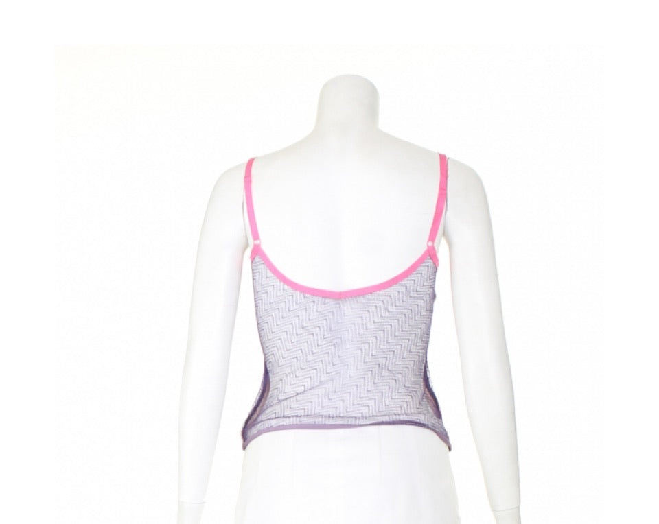 pink chanel tank top