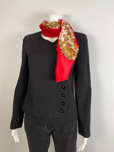 Chanel 00T, 2000 Transition Collection ‘GABRIELLE’ Buttons Black Jacket FR 38 US 4