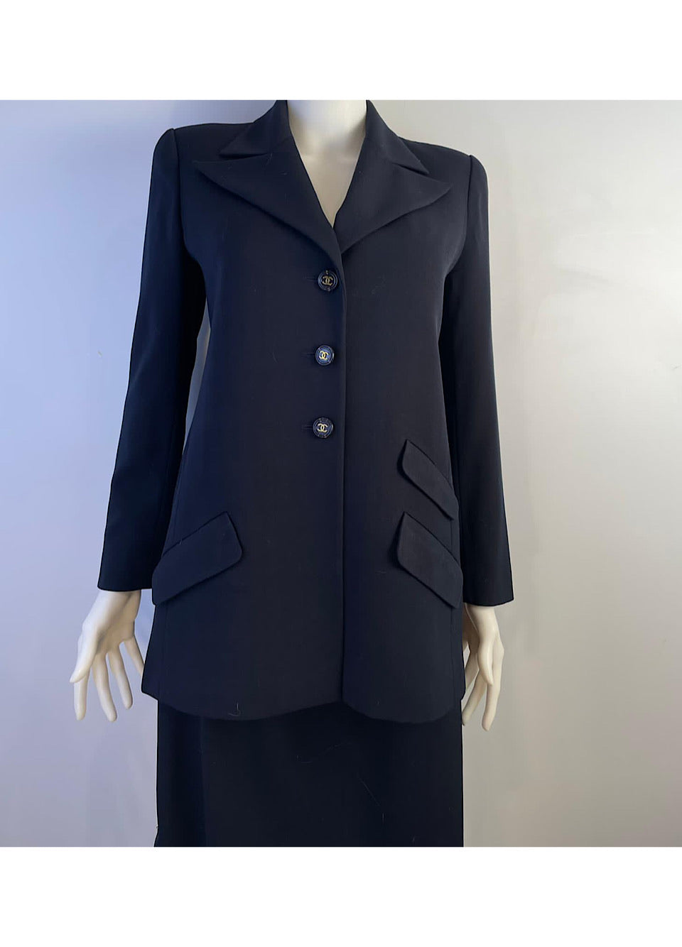 Sold at Auction: Vermilion Chanel Vintage Coat
