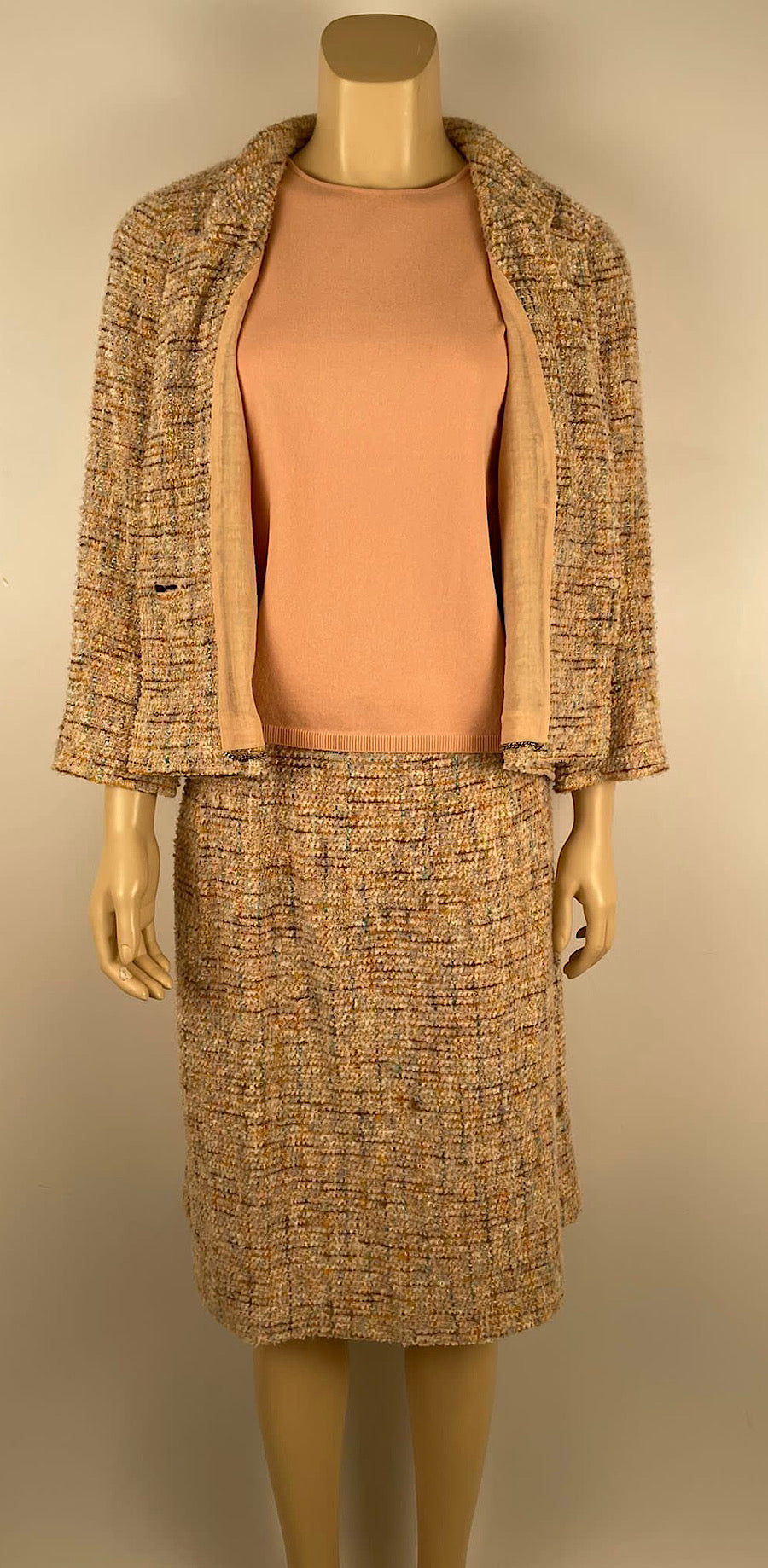 HelensChanel Vintage Tweed Suit Jacket Set