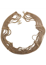 Load image into Gallery viewer, Chanel 07P 2007 Spring Gold Multi Strand Chain Belt Necklace