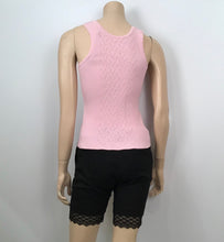 Load image into Gallery viewer, Chanel Pink Ribbed Tank Top Blouse US 4/6