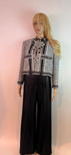 Load image into Gallery viewer, RARE Chanel 100th Anniversary 2010 Cruise 10C Black White Gold Pearl Coco Figure Sautoir 3 Strand Long Necklace
