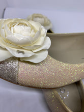 Load image into Gallery viewer, Chanel camellia ballet ballerina flats EU 38 1/2 C