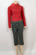 Load image into Gallery viewer, Chanel 00A 2000 Fall Capri Jeans Pants w Chanel Denim Belt FR 40 US 6