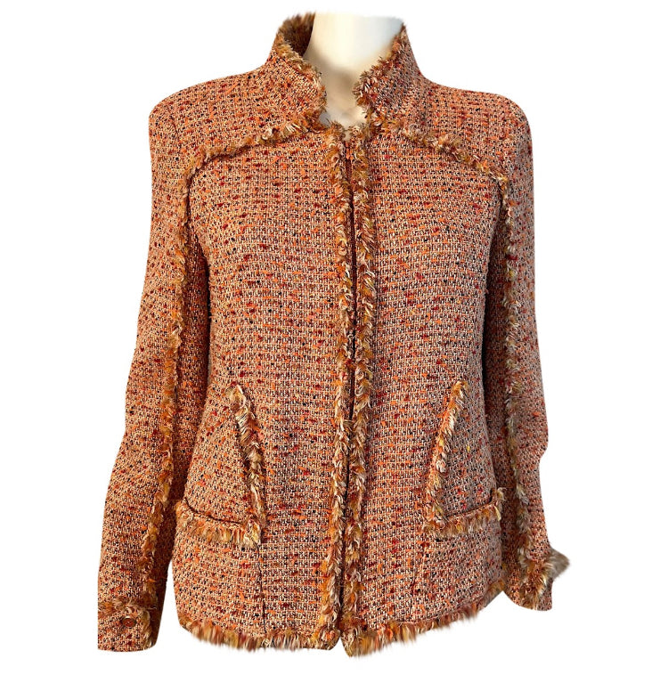 Tweed jacket Chanel Pink size 40 FR in Tweed - 30642431