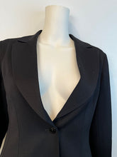 Load image into Gallery viewer, Vintage Chanel 98A 1998 Fall Classic Black Blazer Jacket FR 40 US 4/6