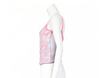Load image into Gallery viewer, Chanel Vintage 03C 2003 Cruise Resort Summer sheer cardigan camisole 2 piece twinset US 4