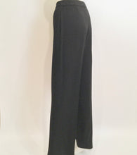 Load image into Gallery viewer, Chanel Black Wide Leg Wool Cashmere Pants Trouser US 8