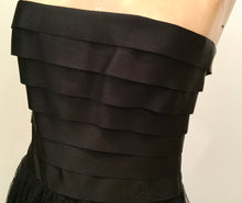 Load image into Gallery viewer, Chanel 06A, 2006 Fall Black Layer Lace Mini Tube Dress FR 38 US 4