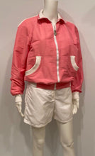 Load image into Gallery viewer, Chanel 08P, 2008 Spring Pink White Sport Bomber windbreaker Jacket FR 38 US 6