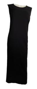 HelensChanel Chanel Black 11A, 2011 Fall Halter Pleated Keyhole Dress Wool Satin US 6