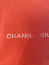 Load image into Gallery viewer, Chanel 04P, 2004 Spring Salmon/Orange Sleeveless sweater “Chanel&quot; 8 times in design FR 42 US 8