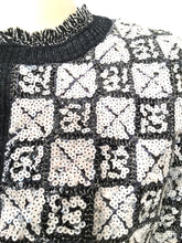 Load image into Gallery viewer, Chanel 10P 2010 Spring NWT New with Tags Sequin Grey Cardigan Jacket FR 46 US 12/14