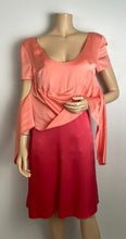 Load image into Gallery viewer, Chanel Vintage 01A 2001 Fall Peach/Pink Silk Dress FR 40 US 6/8