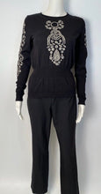 Load image into Gallery viewer, Chanel 07A 2007 Fall Black Gray Cashmere Pullover Tunic Sweater FR 40