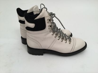 Chanel Black and White Combat Boots - size 36.5 ○ Labellov ○ Buy