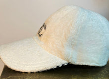 Load image into Gallery viewer, Chanel White CC Terry Cloth Cotton Baseball Cap Hat Size Medium