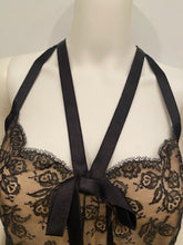 Load image into Gallery viewer, Rare Chanel 05P, 2005 Spring Black Satin Lace Blouse Top FR 36 US 6/8