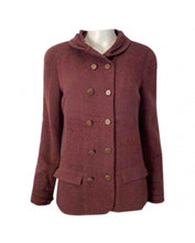 Load image into Gallery viewer, Vintage Chanel 98A, 1998 Fall Maroon Jacket FR 40 US 6/8