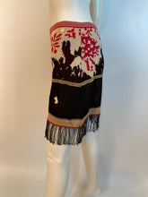 Load image into Gallery viewer, Rare Vintage Chanel 03A, 2003 Fall Fringe Tassels Floral Skirt FR 38