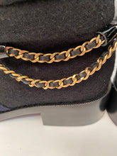 Load image into Gallery viewer, CHANEL 15A 2015 Fall Paris Salzburg Charm chains Ankle Boots EU 39.5