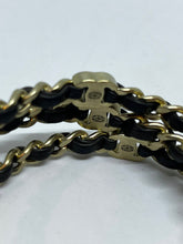 Load image into Gallery viewer, Chanel 12P Single Bangle Brown Leather Bracelet