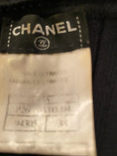 Load image into Gallery viewer, Chanel 05A Black Long Sleeve Ribbed CC Logo Sweater Dress FR 38 US 4/6