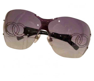 Vintage Chanel Sunglasses #4147 color 1278G gray gradient black