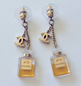 Chanel 05P 2005 Spring Mini Perfume Bottle Earrings