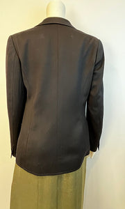 Vintage Chanel 98A 1998 Fall Classic Black Blazer Jacket FR 40 US 4/6