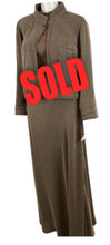 Load image into Gallery viewer, 99P, 1999 Spring Vintage Chanel brown 4 piece Outfit Dress Set Jacket Skirt Blouse FR 38 US 4/6