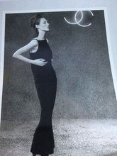 Load image into Gallery viewer, Chanel Vintage 04A, 2004 Fall long black maxi sleeveless wool gown dress FR 40 US 4