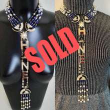 Load image into Gallery viewer, Chanel 2019, 19A Logomania Collection Letters Multicolor Necklace