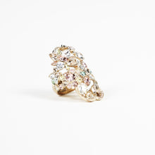 Load image into Gallery viewer, Chanel 16C Rare ‘Fairy Bouquet’ crystal CC Ring Size 5 1/4
