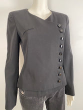 Load image into Gallery viewer, Chanel 00T, 2000 Transition Collection ‘GABRIELLE’ Buttons Black Jacket FR 38 US 4