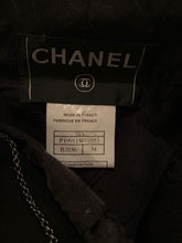 Load image into Gallery viewer, Chanel 02A 2002 Fall Black Collarless Jacket FR 34 US 2/4