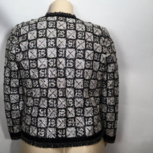 Load image into Gallery viewer, Chanel 10P 2010 Spring NWT New with Tags Sequin Grey Cardigan Jacket FR 46 US 12/14