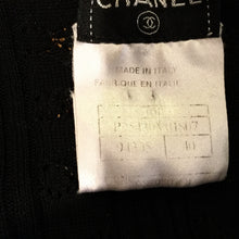 Load image into Gallery viewer, Chanel 05P, 2005 Spring Black Cotton knit interlocking CC logo Blouse top FR 40 US 2/4