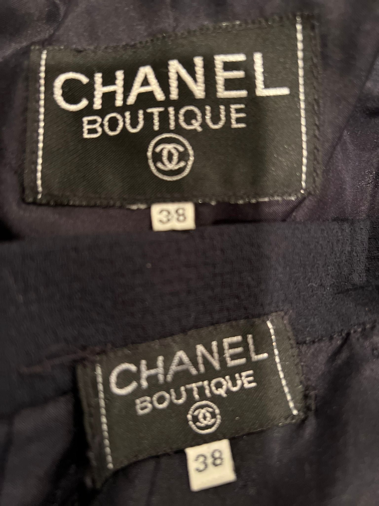 chanel womens shirts size