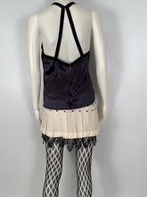 Load image into Gallery viewer, Rare Chanel 05P, 2005 Spring Black Satin Lace Blouse Top FR 36 US 6/8