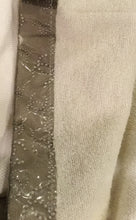 Load image into Gallery viewer, Chanel Swim Robe Ivory Metallic terrycloth Cotton Gold CC Logos 09C Cruise Resort FR 36 US 4/6/8