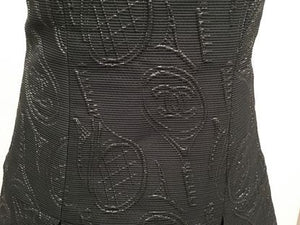 Chanel 09P, 2009 Spring Navy blue Tube Tennis Theme Dress FR 38 US 4