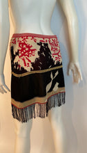 Load image into Gallery viewer, Rare Vintage Chanel 03A, 2003 Fall Fringe Tassels Floral Skirt FR 38